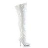 Pleaser SEDUCE-3000WC White Patent Sale Women