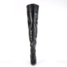 Pleaser SEDUCE-3010 Vegan Heeled Thigh High Boots