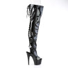 Pleaser ADORE-3017 Patent Platform Overknee Boots