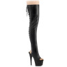 Pleaser ADORE-3017 Vegan Platform Overknee Boots