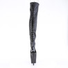 Pleaser ADORE-3017 Vegan Platform Overknee Boots