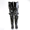 Pleaser ADORE-3023 Platform Laced Thigh High Boots
