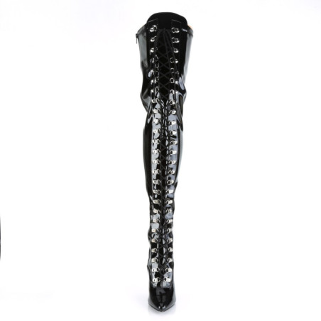 Pleaser ADORE-3050 Platform Laced Thigh High Boots