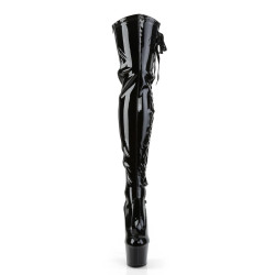 Pleaser ADORE-3050 Platform Laced Thigh High Boots