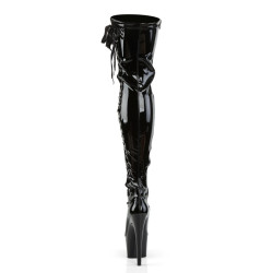 Pleaser ADORE-3050 Platform Laced Thigh High Boots