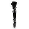 Pleaser ADORE-3050 Platform Laced Thigh High Boots