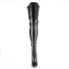 Pleaser SEDUCE-3024 Vegan Laced Thigh High Boots