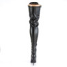 Pleaser SEDUCE-3024 Vegan Laced Thigh High Boots