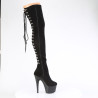 Pleaser ADORE-3063 Black Microfiber Sale Women