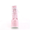 Demonia CAMEL-203 Rose Hologram Chunky Platform Boots