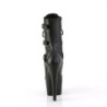 Pleaser ADORE-1043 Black Vegan Leather Matching Boots