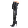 Pleaser SEDUCE-3028 Vegan Buckle Thigh High Boots