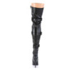 Pleaser SEDUCE-3028 Vegan Buckle Thigh High Boots