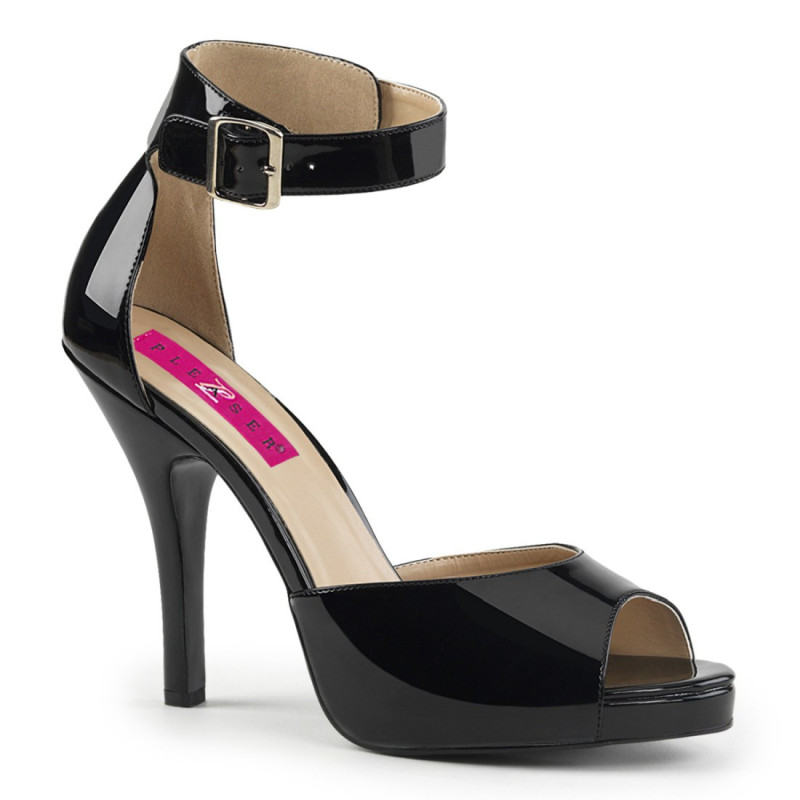 Pleaser Pink Label EVE-02 Black Patent Sale Women Pleaser Pink Label EVE-02 Black Patent Sale Women