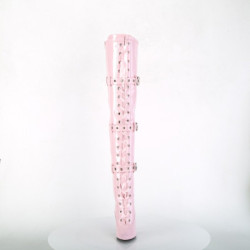 Pleaser SEDUCE-3028 Rose Buckle Thigh High Boots