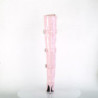 Pleaser SEDUCE-3028 Rose Buckle Thigh High Boots