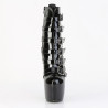 Pleaser JUBILANT-1015 Black Patent Women Ankle Boots