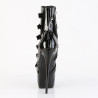 Pleaser JUBILANT-1015 Black Patent Women Ankle Boots