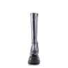 Demonia SHAKER-100 Black Vegan Platform Wedge Knee Boots