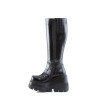 Demonia SHAKER-100 Black Vegan Platform Wedge Knee Boots