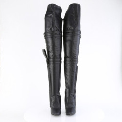 Pleaser SEDUCE-3080 Black Vegan Leather Sale Women