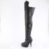 Pleaser SEDUCE-3080 Black Vegan Leather Sale Women