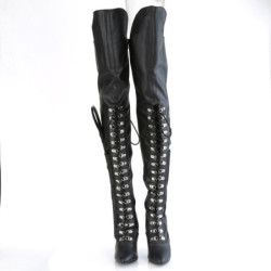Pleaser SEDUCE-3082 Black Vegan Leather Sale Women