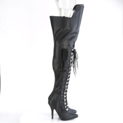 Pleaser SEDUCE-3082 Black Vegan Leather Sale Women