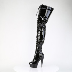 Pleaser DELIGHT-4023 Black Patent Sale Women