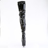 Pleaser ADORE-4000 Patent Platform Crotch High Boots