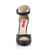 Pleaser Pink Label EVE-02 Black Vegan Leather Sale Women