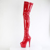 Pleaser ADORE-4000 Red Platform Crotch High Boots