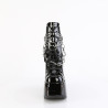 Demonia CAMEL-65 Black Patent Chunky Platform Boots