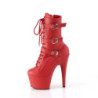 Pleaser ADORE-1043 Red Vegan Leather Matching Sale Women
