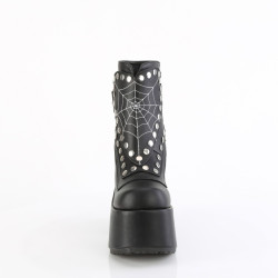 Demonia CAMEL-70 Black Vegan Chunky Platform Boots