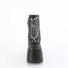 Demonia CAMEL-70 Black Vegan Chunky Platform Boots