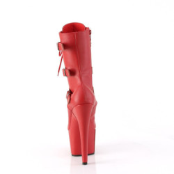 Pleaser ADORE-1043 Red Vegan Leather Matching Sale Women