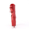 Pleaser ADORE-1043 Red Vegan Leather Matching Sale Women