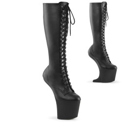 Pleaser CRAZE-2023 Vegan Pony Platform Heelless Boots