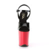 Pleaser FLAMINGO-809 Black Patent Red Sale Women