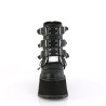 Demonia DAMNED-105 Black Vegan Leather Women Heels