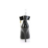 Pleaser SEDUCE-432 Black High Heeled Ankle Cuff Pumps