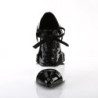Pleaser SEDUCE-458 Black White Oxford Spectator Pumps