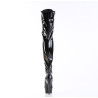 Pleaser DELIGHT-3023 Platform Overknee Laced Boots