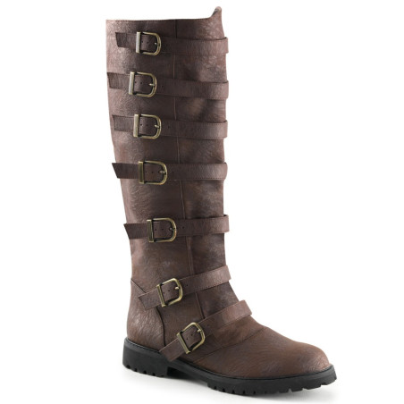 Funtasma GOTHAM-110 Brown Vegan Halloween Men Boots
