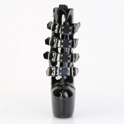 Pleaser JUBILANT-1023 Black Patent Women Ankle Boots