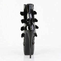 Pleaser JUBILANT-1023 Black Patent Women Ankle Boots