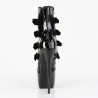 Pleaser JUBILANT-1023 Black Patent Women Ankle Boots