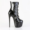 Pleaser JUBILANT-1023 Black Patent Women Ankle Boots