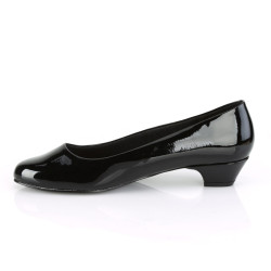Pleaser Pink Label GWEN-01 Black Patent Sale Men Pumps